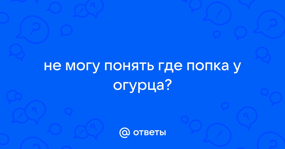 огурец член