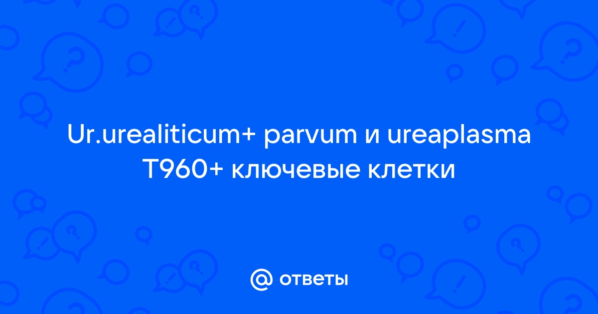 Современный взгляд на проблему уреаплазменной инфекции