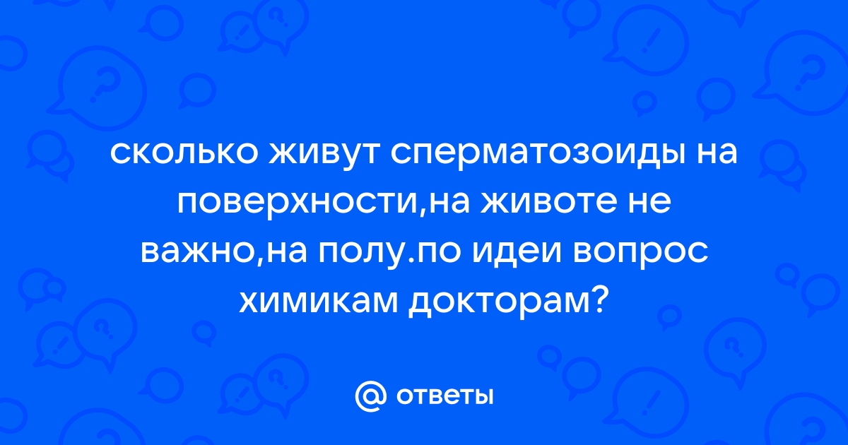 Сперматогенез: как и где образуется сперма?