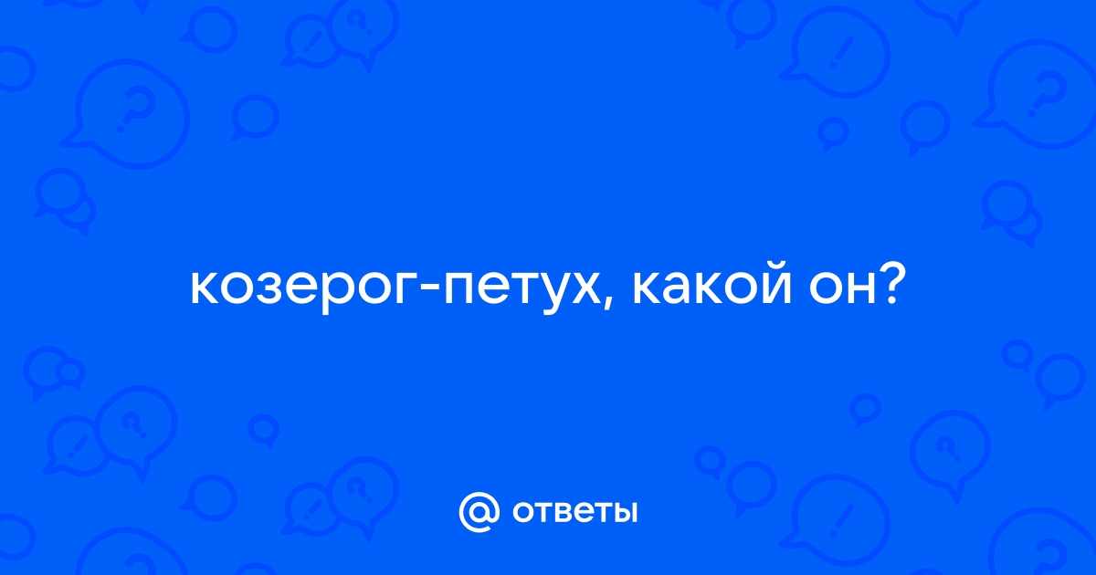 Мужчина Козерог в год Петуха — особенности, …