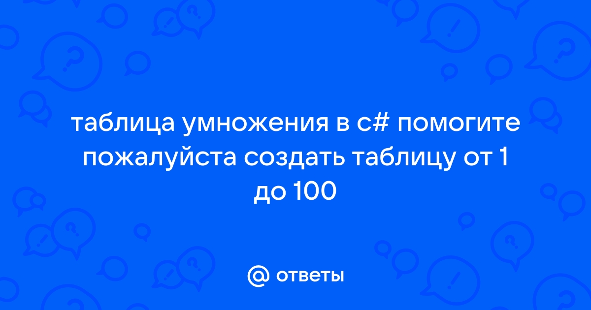 Вывести таблицу умножения а и b ввести с клавиатуры использовать оператор цикла for