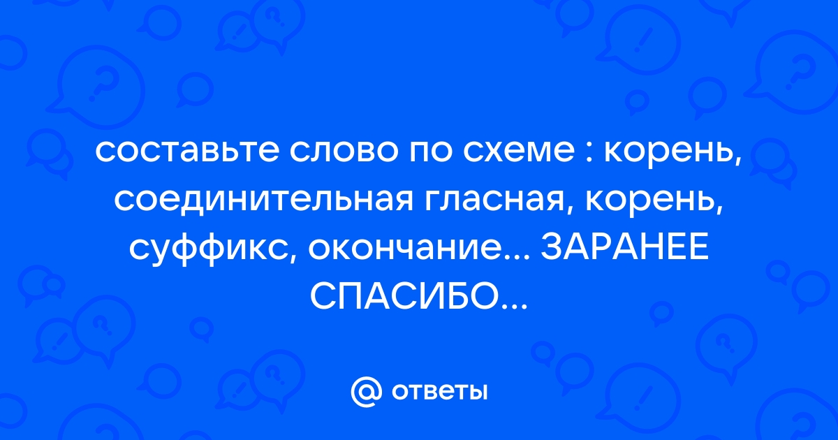 Разбор слова по составу: порядок и образец морфемного разбора слова