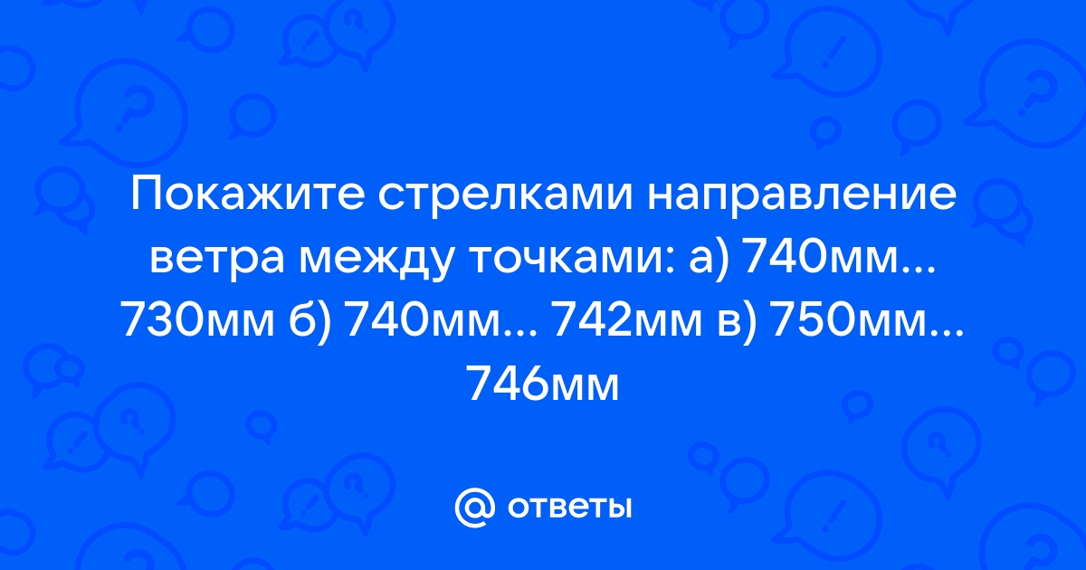 Подпишите направление ветра, указанное стрелкой. 1) ↗ 2) ↓ 3) ↙ 4) ↖ 5) ↑ 6) → 7) ↘ 8) ←