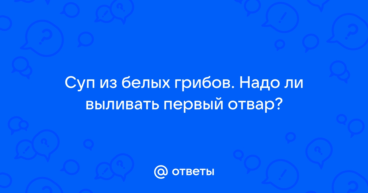 Классический грибной суп из свежих лесных грибов. | Мир вкусной еды. | Дзен