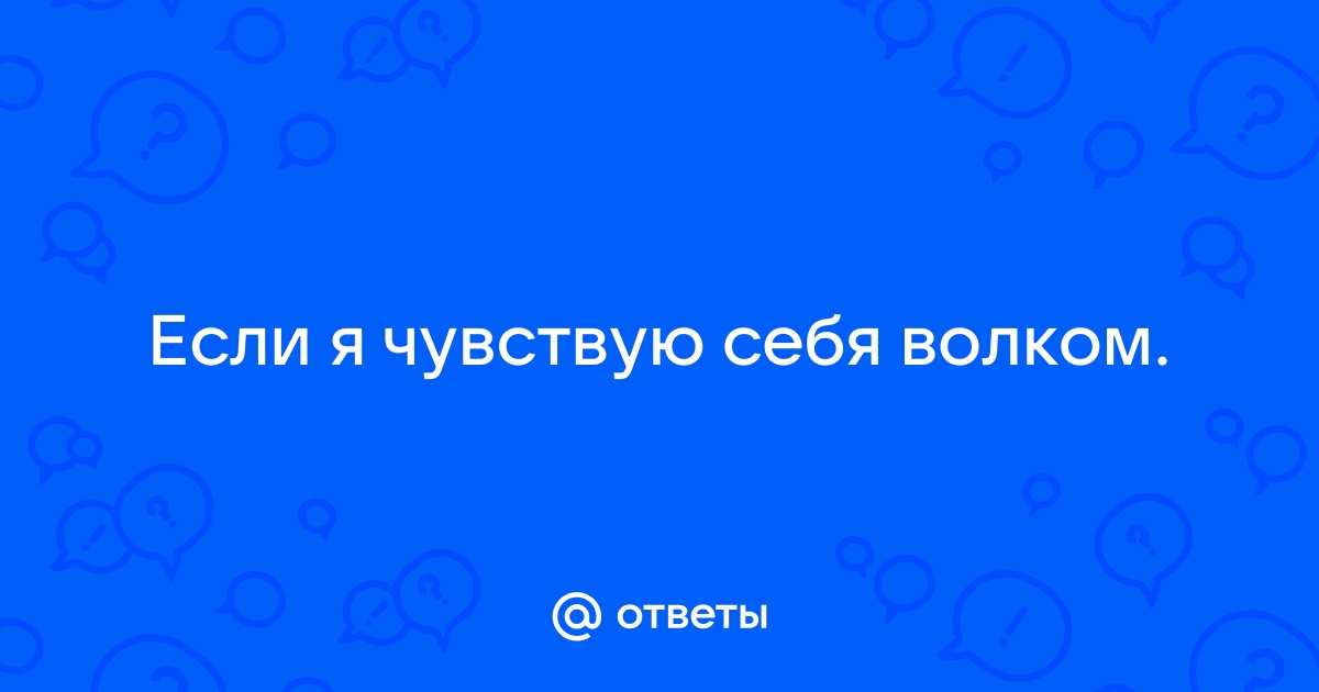 Что делать, если вдруг повстречал волка?