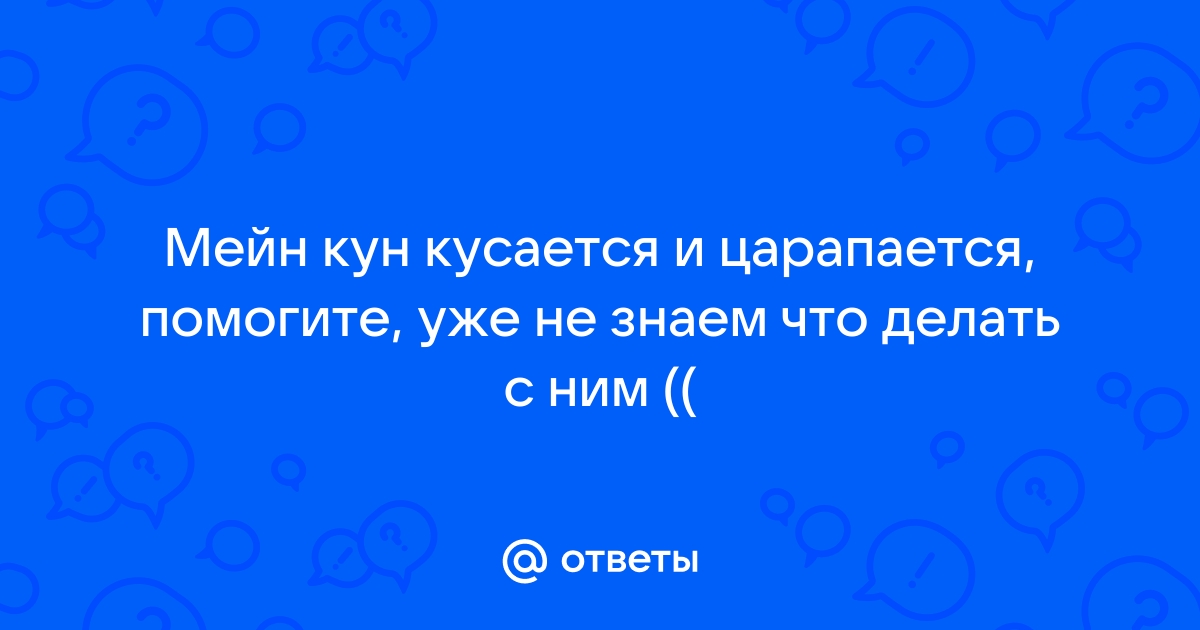 Кусаемся? Отучаем!