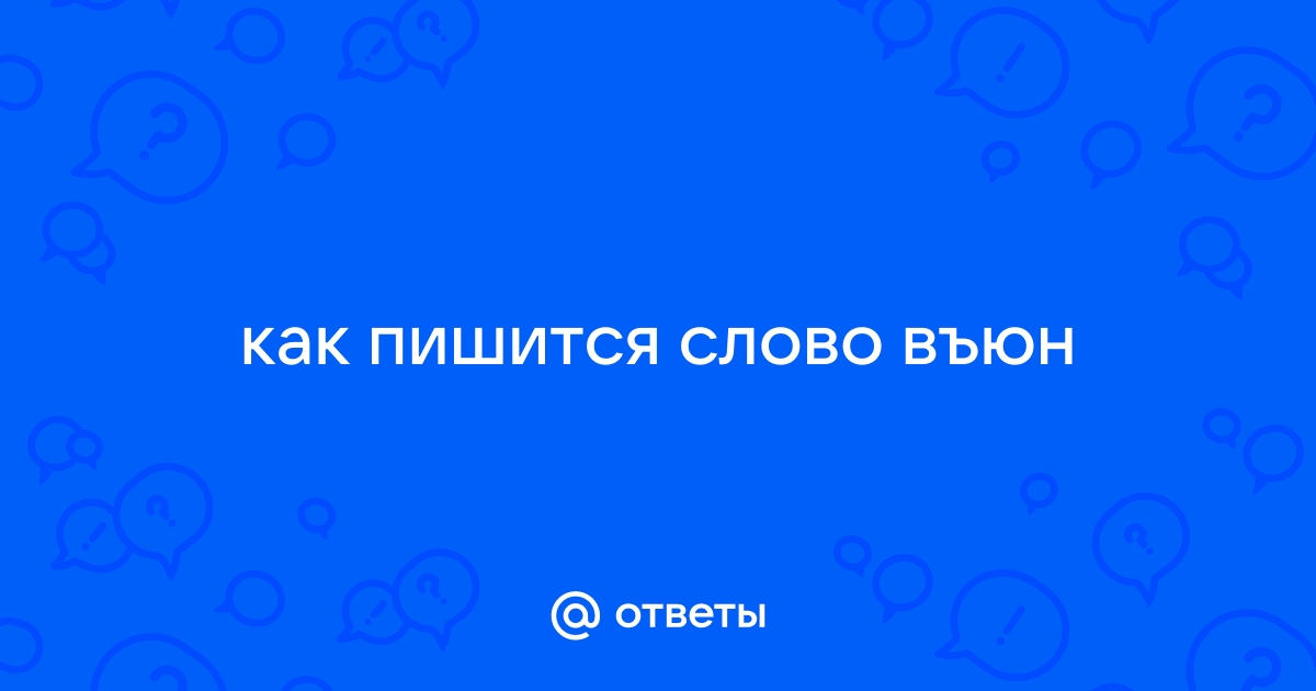 Значение слова ВЬЮН. Что такое ВЬЮН?