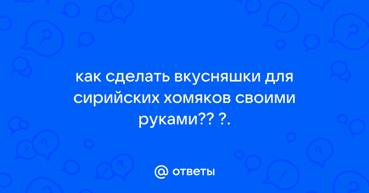 Как обустроить клетку для хомяка