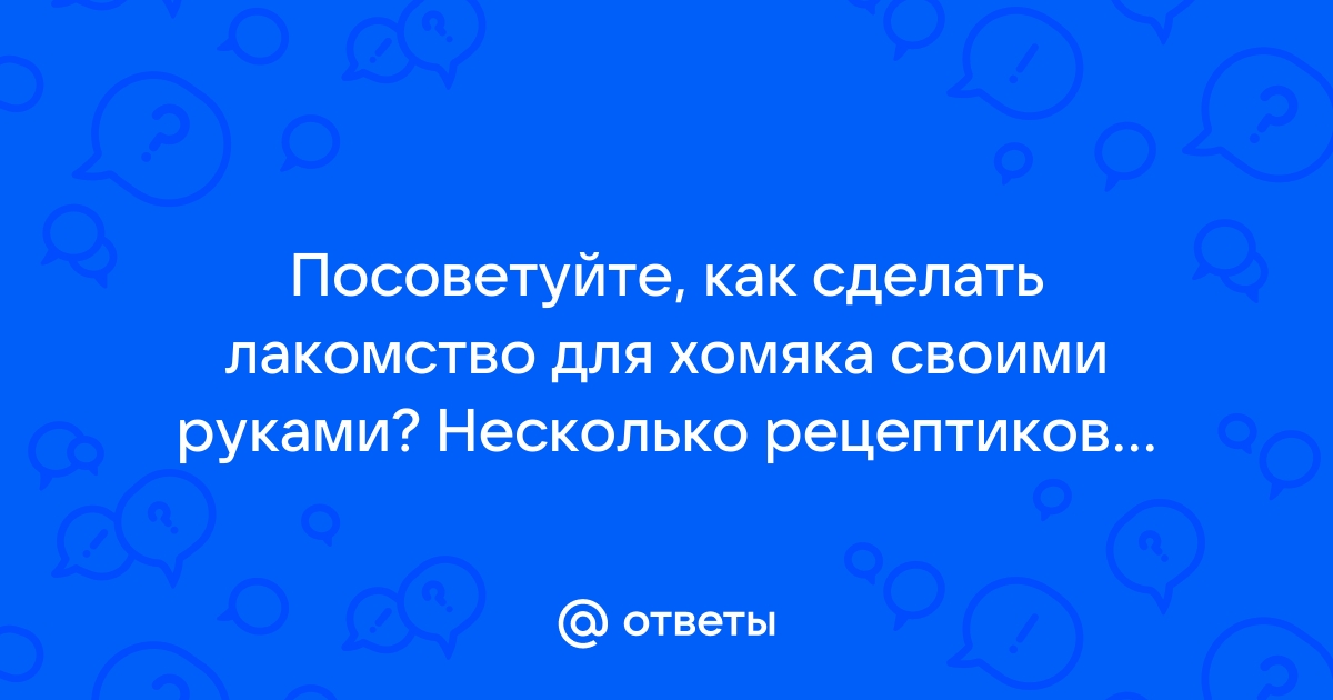 Как сделать игрушки для хомяков из предметов домашнего обихода