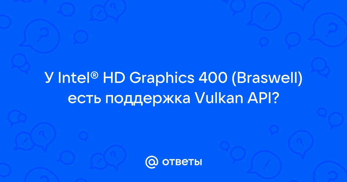 Intel on sale graphics 400