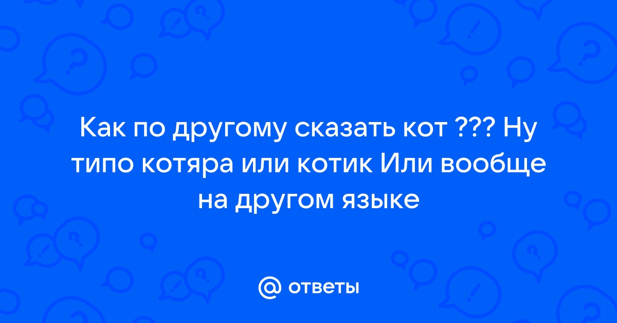 Как по другому сказать карта