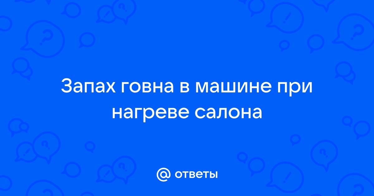 Как убрать запах в салоне авто? - блог maxvi23.ru