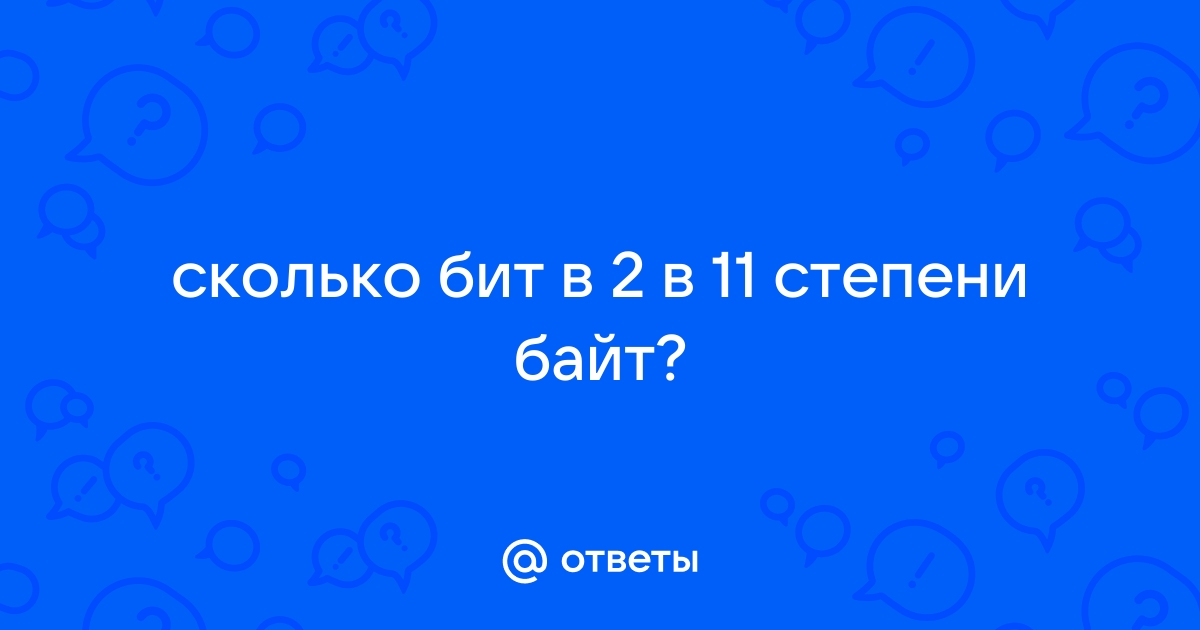 Сколько бит в памяти пк занимает сообщение разум особый дар которым наделен человек