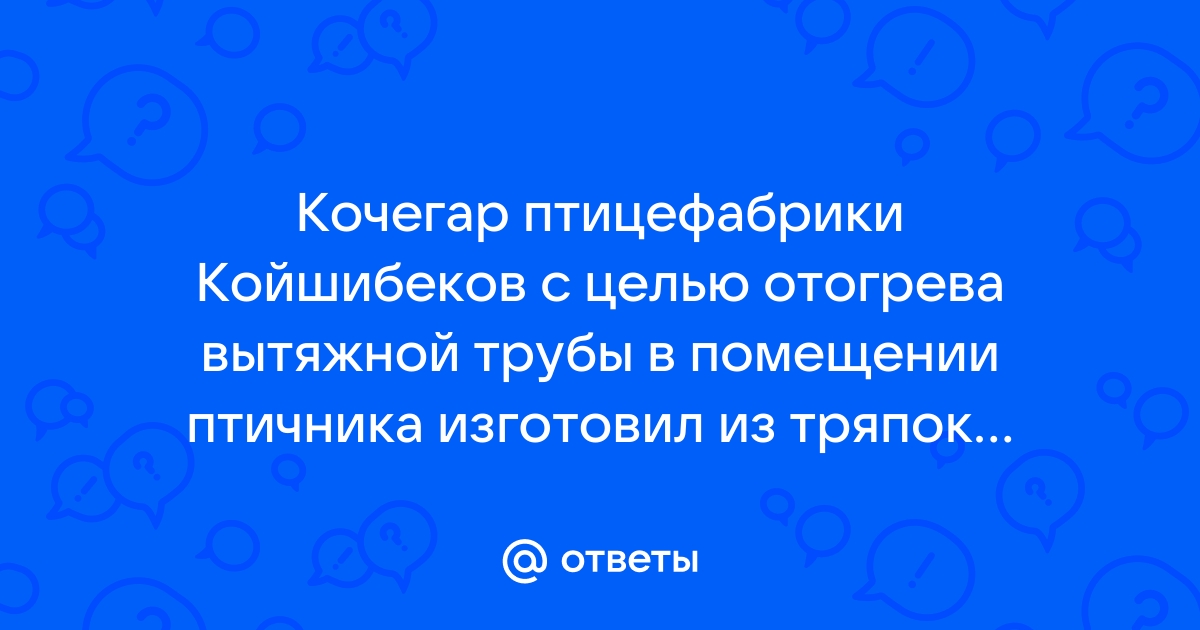 Кочегар птицефабрики теплов чтобы отогреть вытяжную трубу