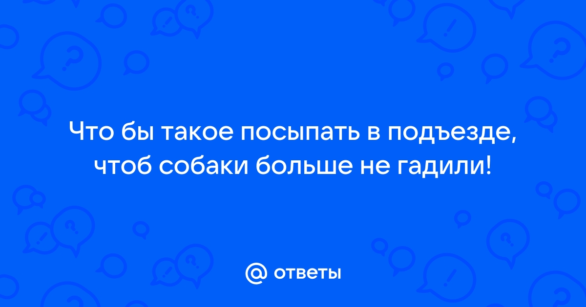 как отучить собаку гадить в подъезде дома | Дзен