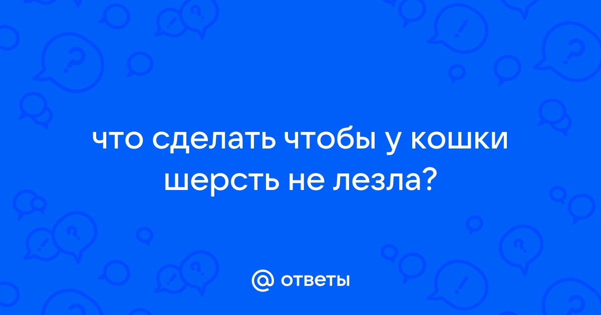 10 лучших витаминов для кошек и котов от выпадения шерсти в 2024 году