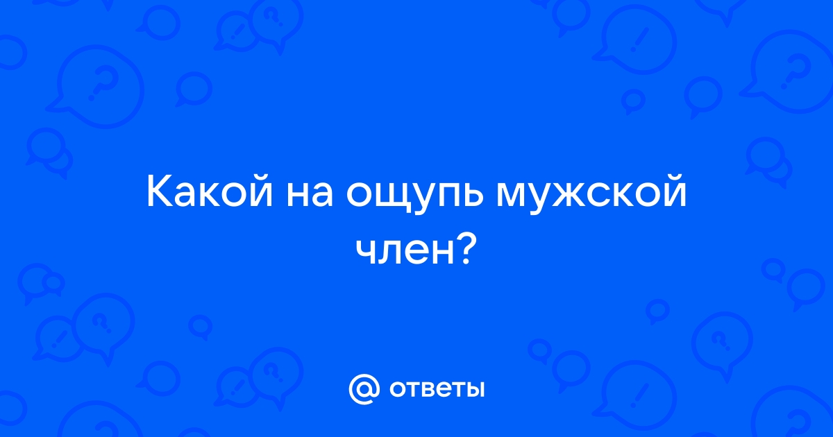 мужской половой член на ощупь очень горячий?