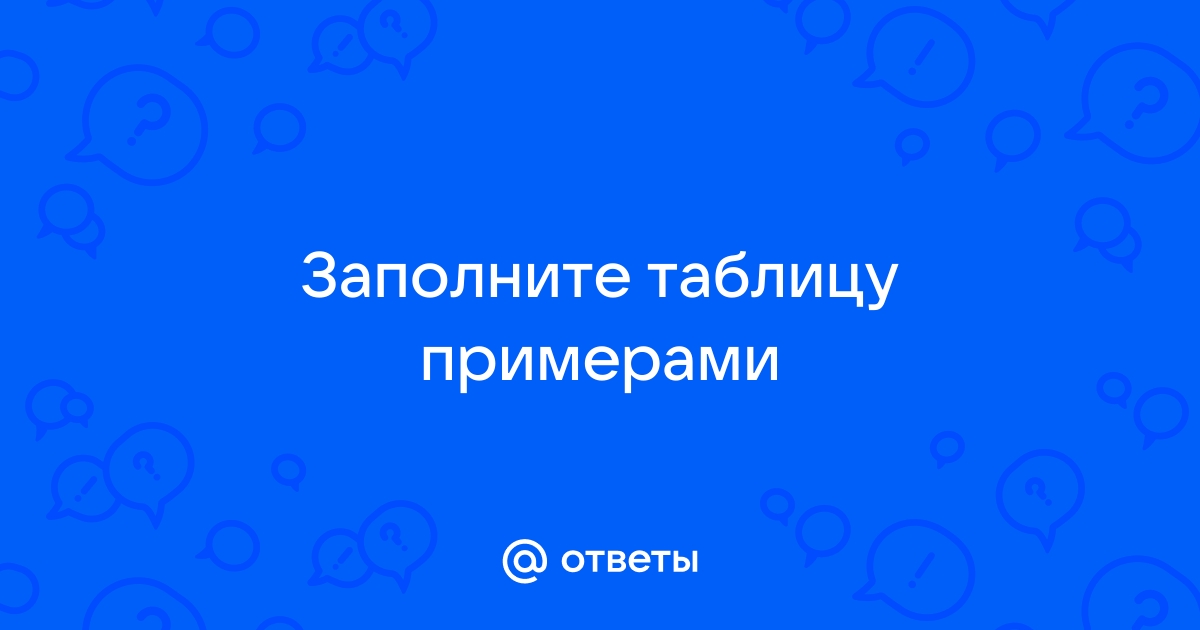 Заполните таблицу примерами из повести а платонова котлован