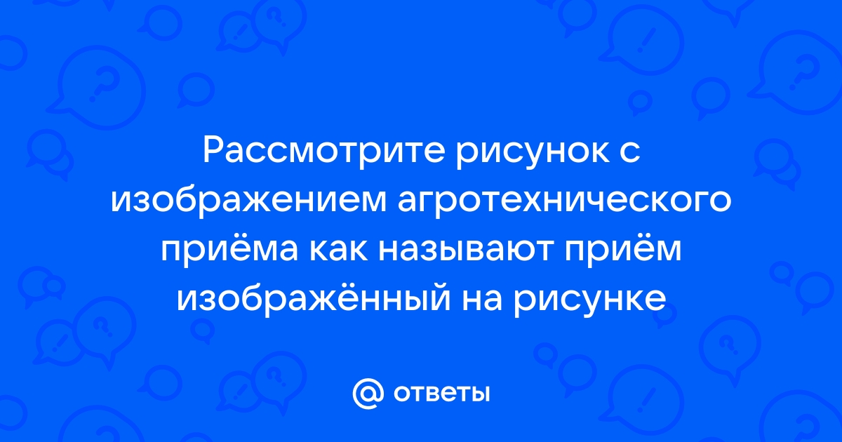 Рассмотрите рисунок с изображением агротехнического приема используемого при выращивании рассады