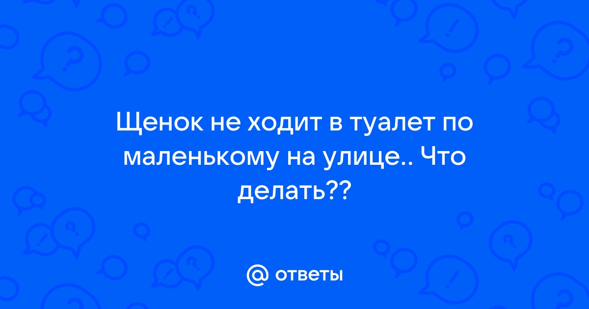 Мало хожу в туалет по маленькому