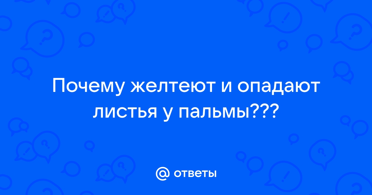 Как бороться с болезнью Бурая пятнистость на Вашингтония крепкая ?