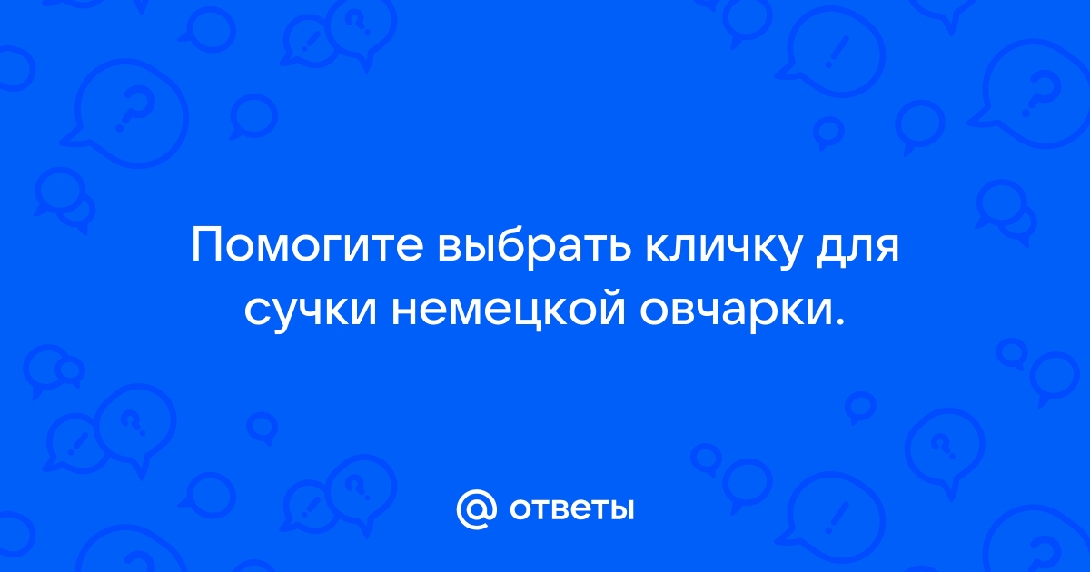 Клички для собак-девочек немецких овчарок – ТОП-500 имен