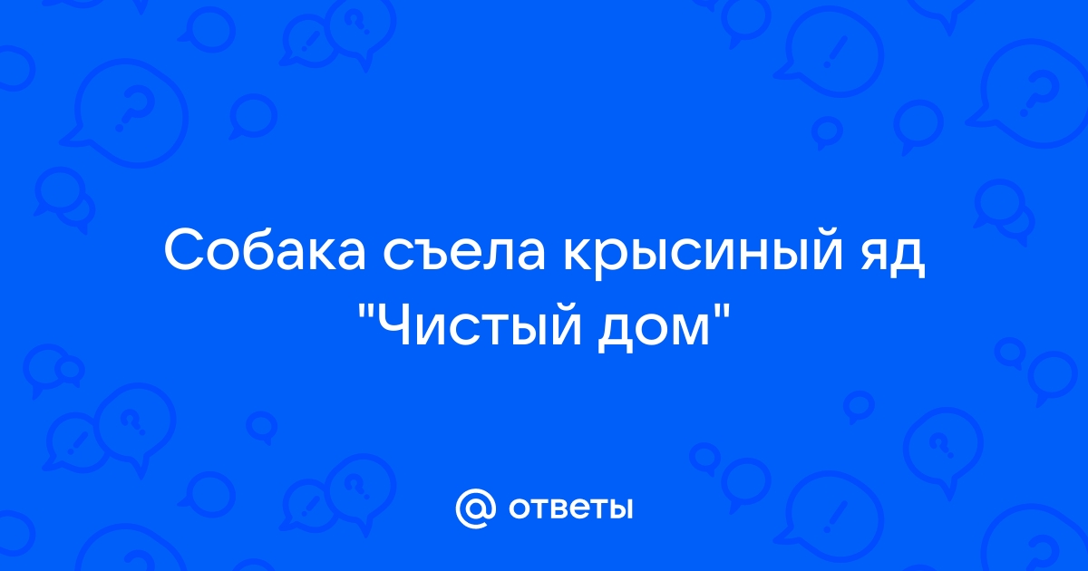 Подобранный яд, догхантеры или борьба с крысами на улице