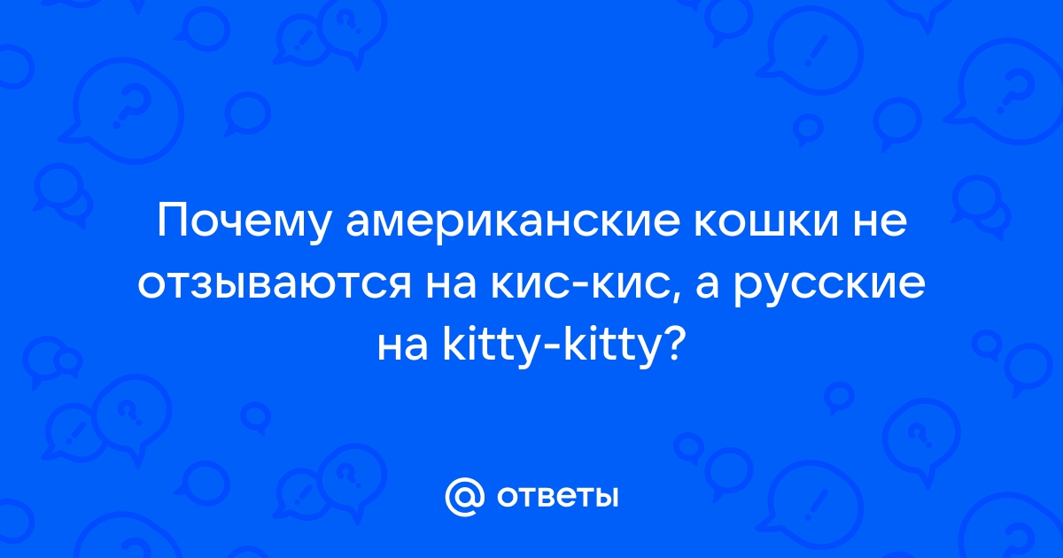 Отзываются ли львы \ тигры и другие большие кошки на 