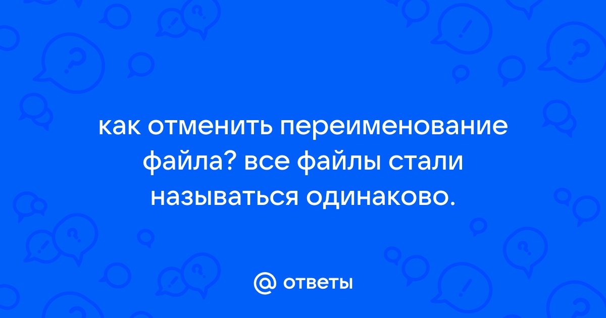 Как защитить файл от переименования