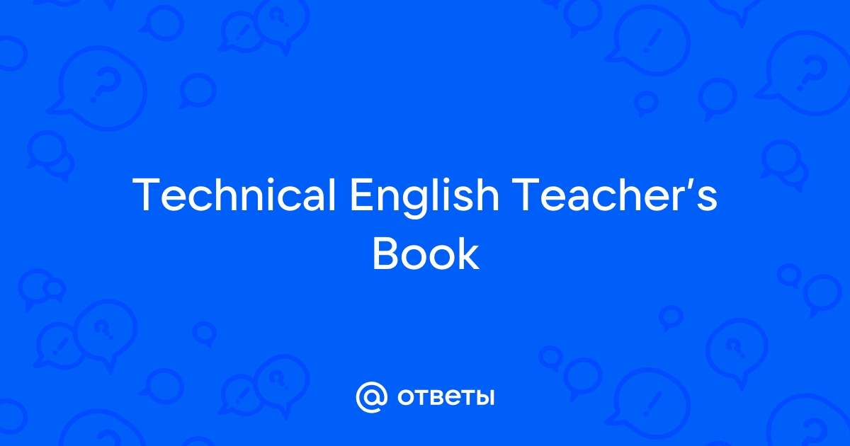 Technical English