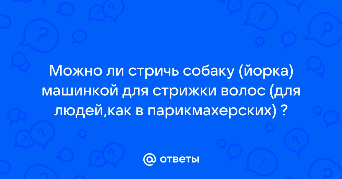 Отличия машинок для стрижки животных и людей