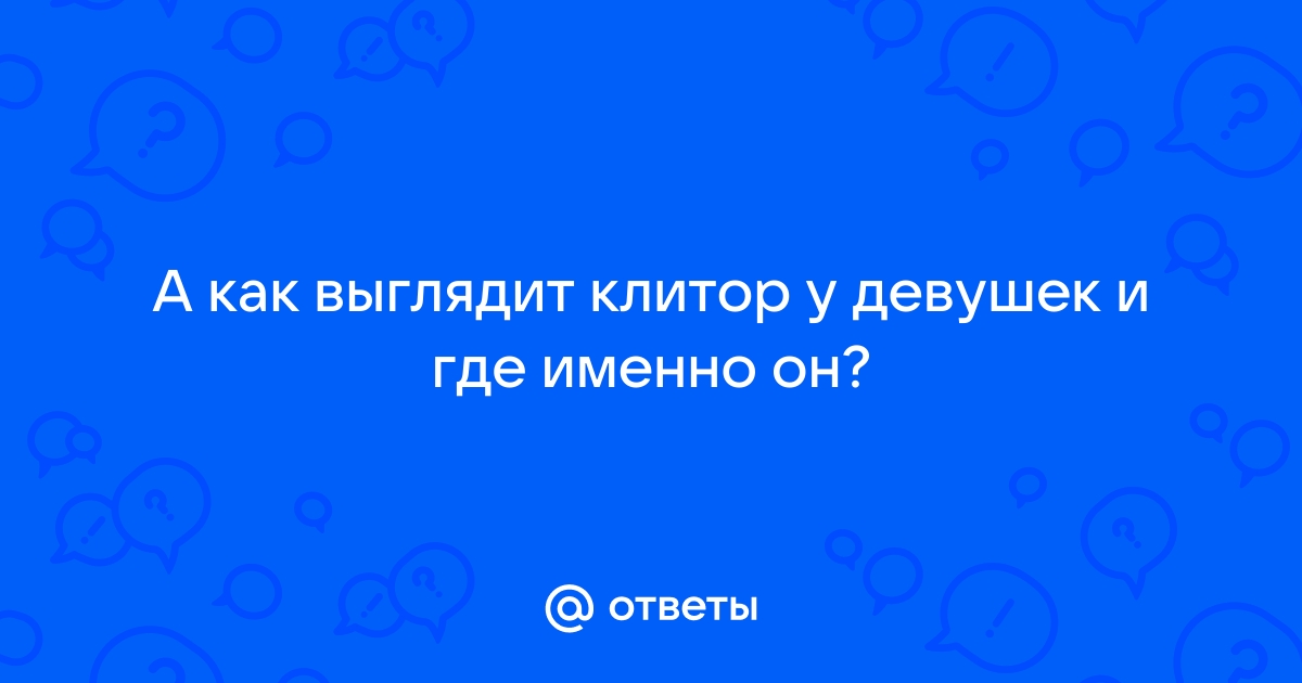 Как выглядит клитор у девушек (61 фото) - секс и порно loftstudiokmv.ru