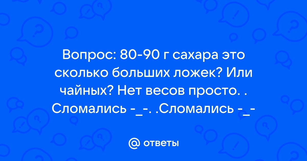 Сколько сахара в столовой ложке в граммах