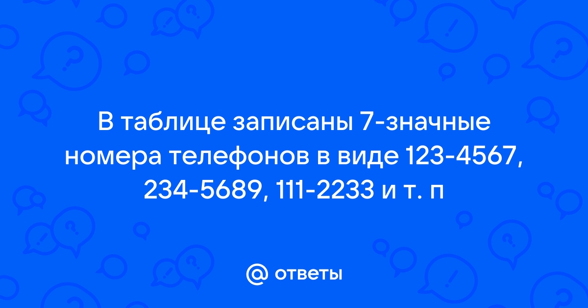 Нужно ли чтобы учащиеся знали на память номера телефонов доверия