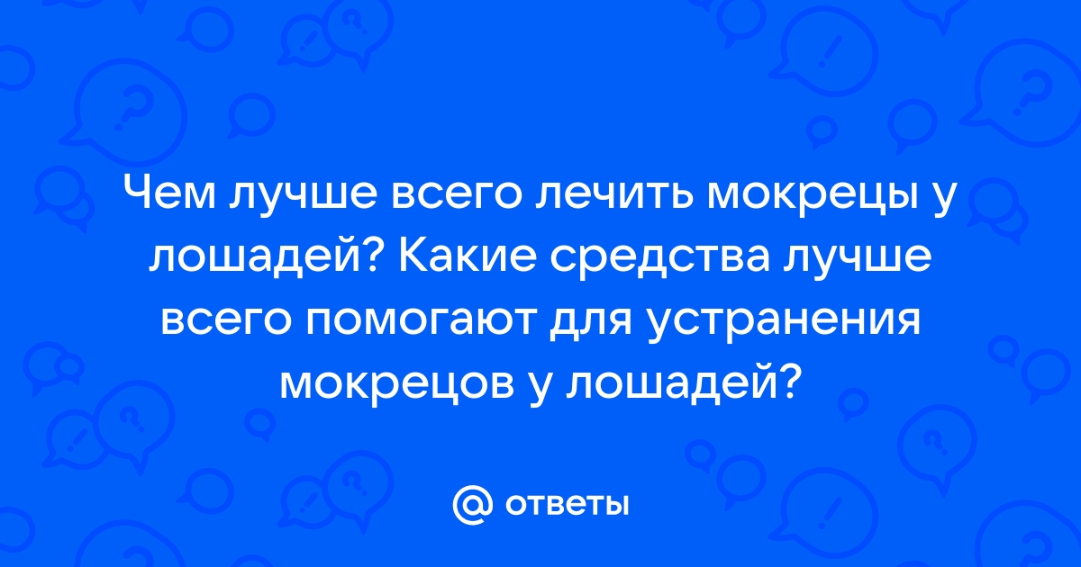 Мокрец у лошадей лечение чем лечить. Болезни лошадей: лечение народными средствами | VK