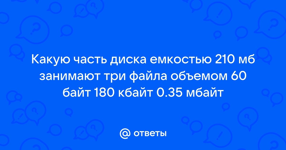 Какую часть лазерного диска объемом 700 мб займет текст учебника в котором 250 страниц