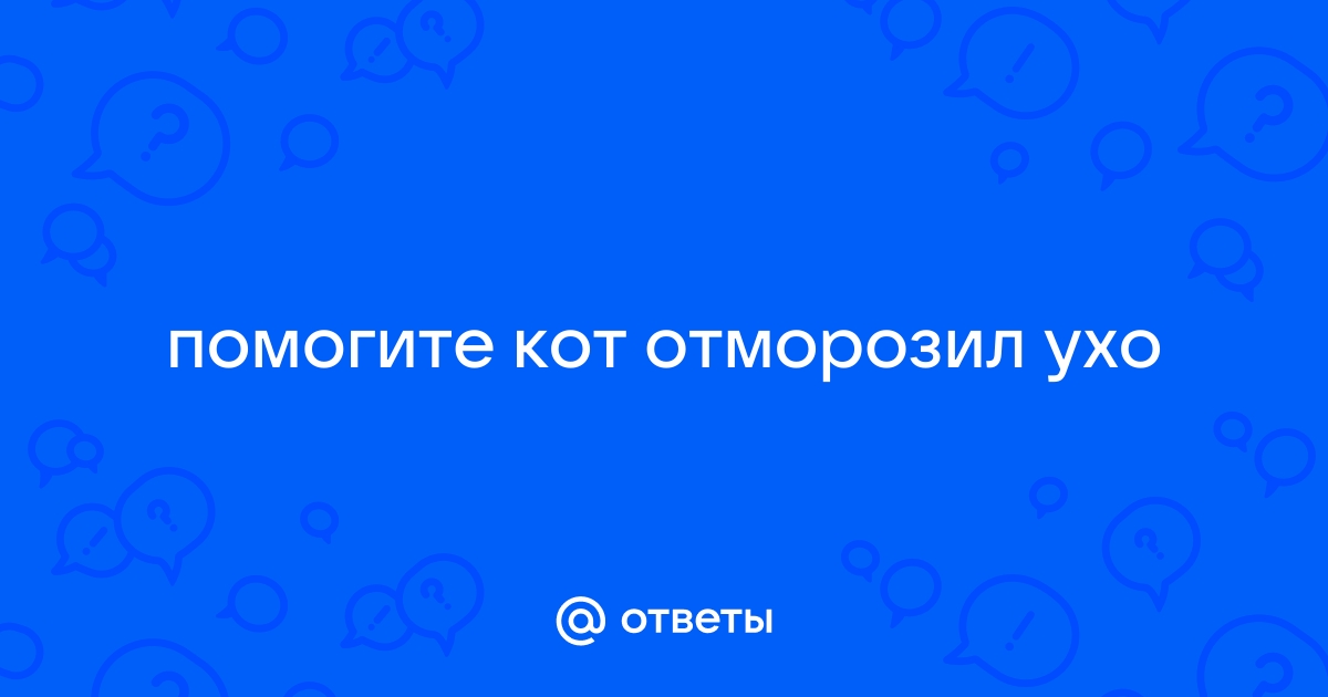 Как помочь себе, если отморозил нос или уши